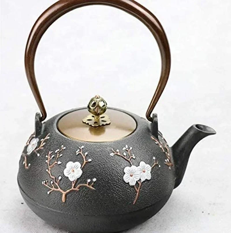 Cast Iron Teapot Caiquemei Peanut Kettle Tea Set