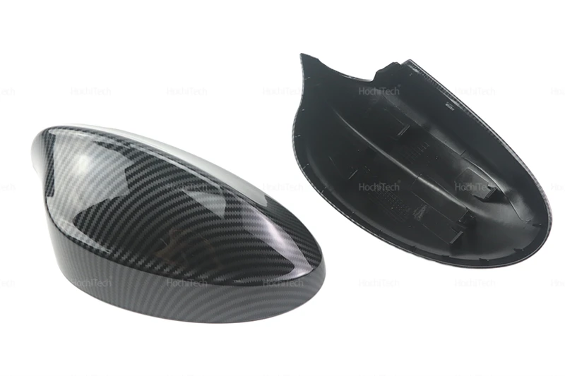 Vollständiger Ersatz im Carbonfaser-Stil, schwarze Rückspiegel-Abdeckkappen für BMW 1 3er E81 E82 E87 E88 E90 E91 E92 E93 – Detail 21