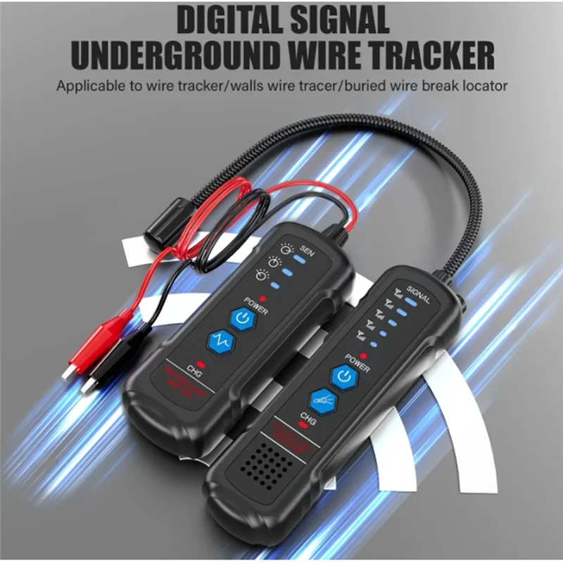 B24B Underground Wire Locator Detects Buried Power Cable Locator Electrical Circuit Tracer