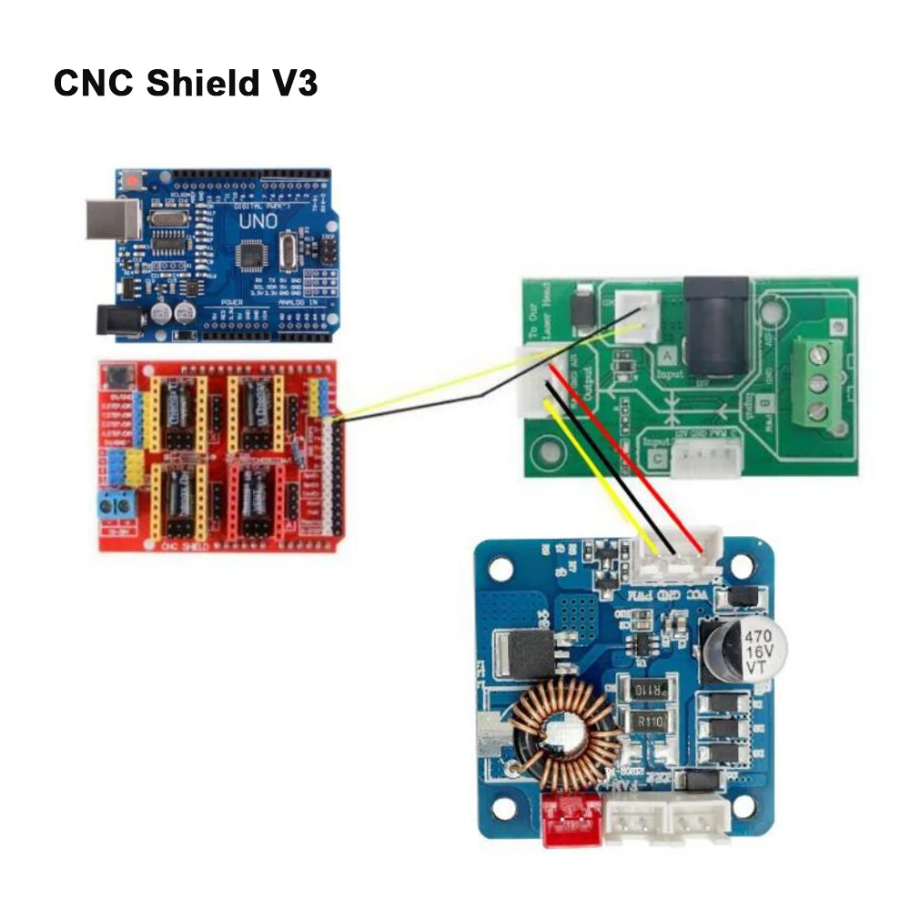 LASER TREE 20W 40W 80W Schnittstelle Treiber Adapter Board Transfer Board für Laser Graveur Kopf Laser Modul Holzbearbeitung Werkzeuge – Detail 13