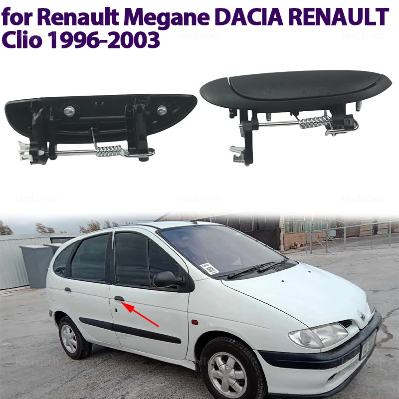 7700426087 7700426086 para Renault Megane DACIA Logan RENAULT Clio II 1996-03 manija de puerta Exterior izquierda derecha Auto