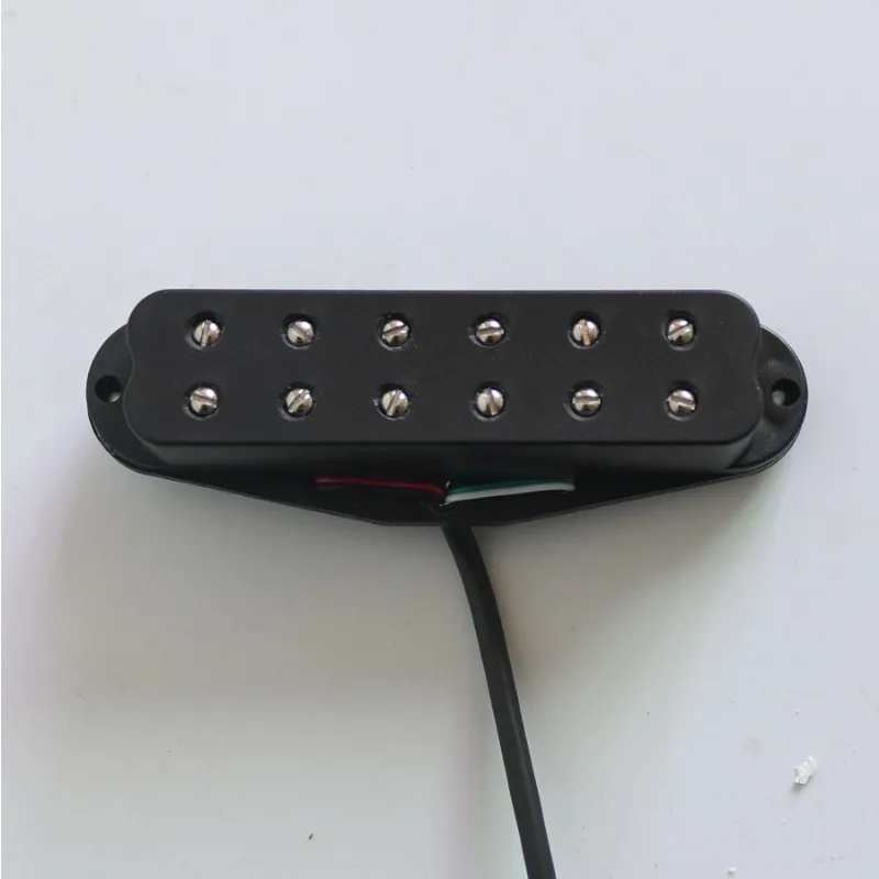 Alnico 5 Humbucker Style Guitar Pickup Coil‑Split Function White For Electric Guitar Upgrade Replacement
