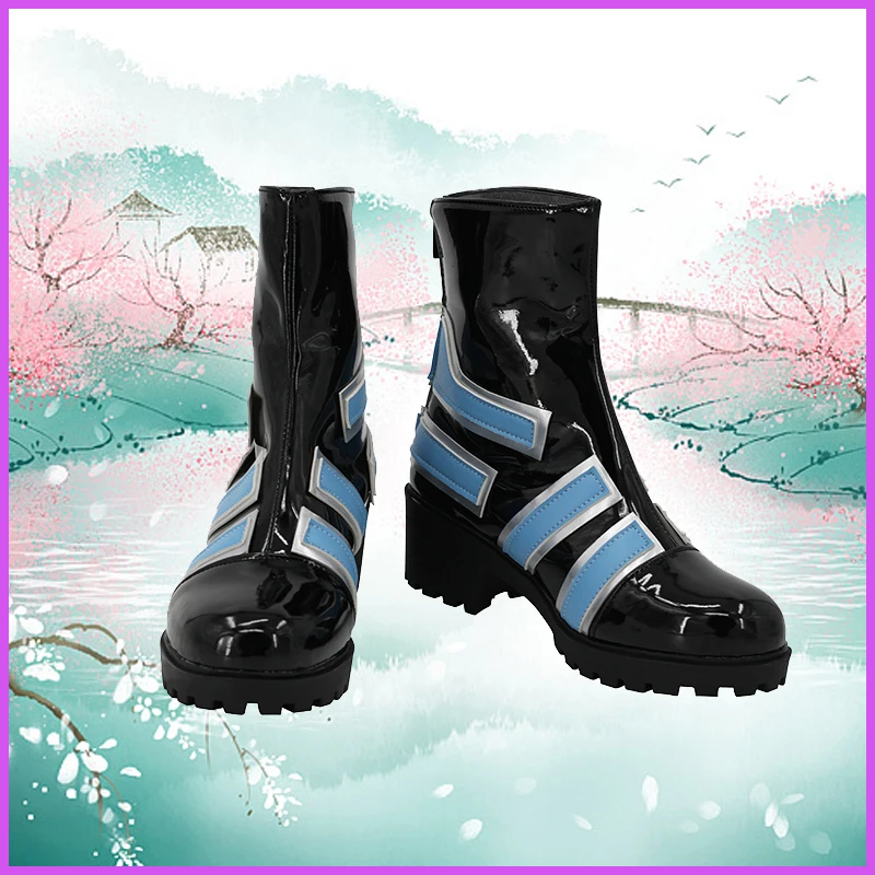 JP Anime Film GANTZ O Kato Masaru Yamasaki Anzu Costume Cosplay Scarpe Fatte A Mano Stivali In Ecopelle Festa di Carnevale Halloween Boot