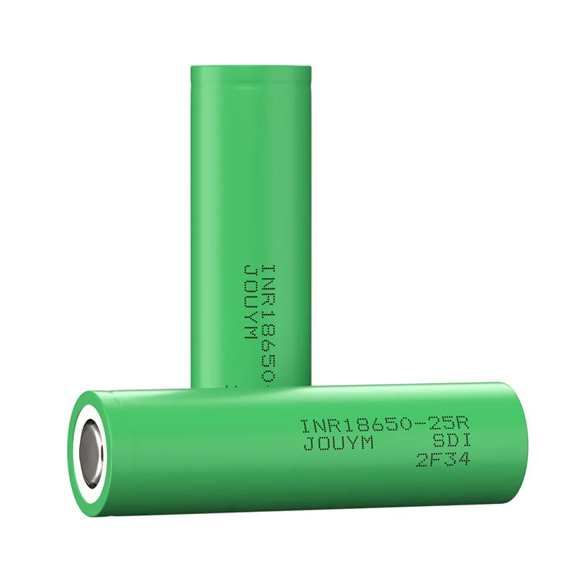 JOUYM 18650 Battery INR18650 25R 2500mAh 3.7V 30A High Discharge Power Cell