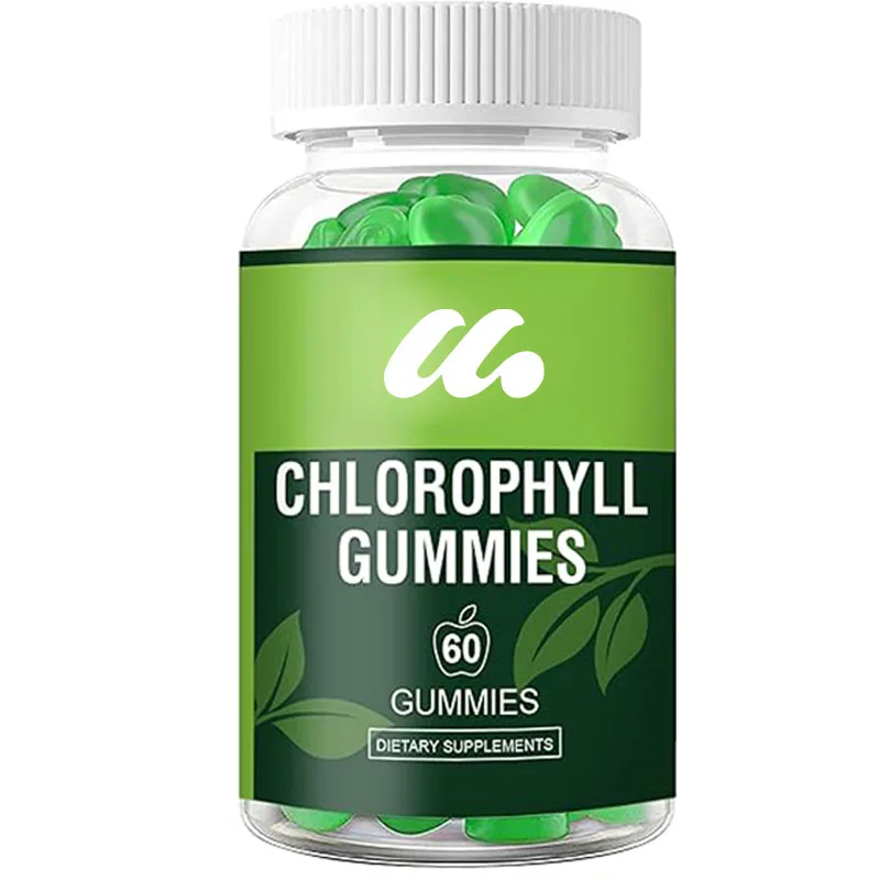 

Chlorophyll gummies - sugar free, containing unfiltered ACV and vitamin D | Skin care, vegetarian, non GMO