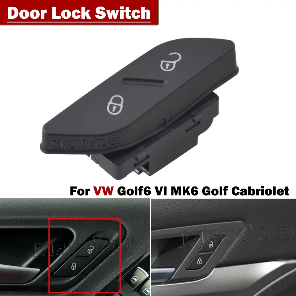 Car LHD Driver Side Central Door Lock Switch For Golf 2009-2014 5KD 962 125 5KD962125