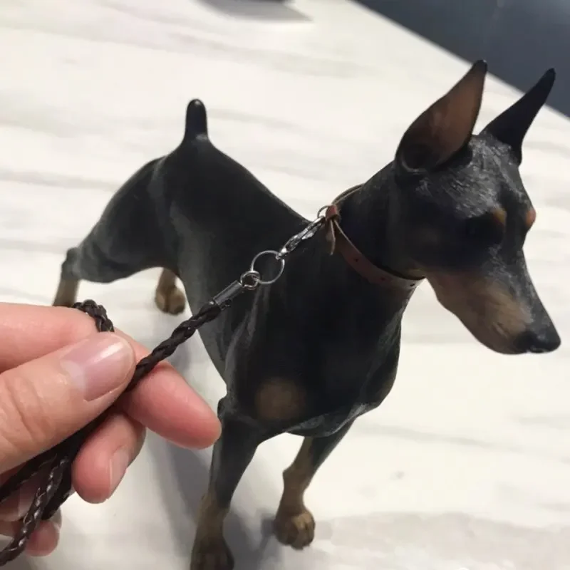 Mr.z 1:6 hayvan oyuncaklar alman Doberman polis köpeği 12 ''şekil