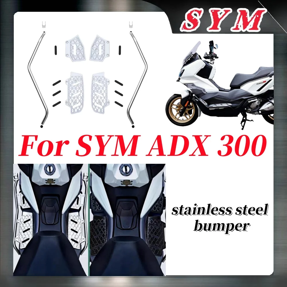 

Fit for Sym Husky Adx 300 Motorcycle Stainless Steel Bumper Front Bumper Anti-Fall Bumper Modified Parts for Sym Husky Adx 300