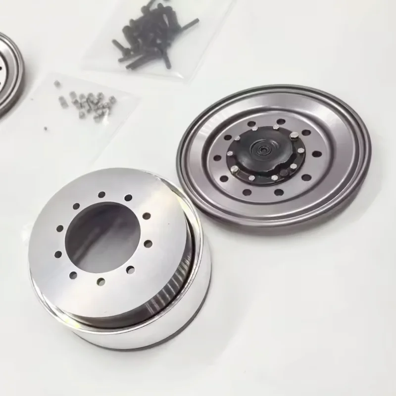 2 Stück JDMODEL Metall-Simulations-XS45-Vorderradnabe für 1/14 RC Truck Scaleclub Lxy/RC Achse Auto JDM-193 RC Zubehör – Detail 8