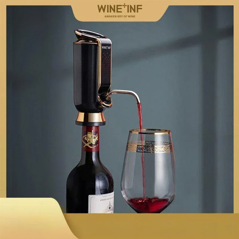 Electric Wine Decanter and Aerator with Pour Spout: The Perfect Gift for Wine Lovers