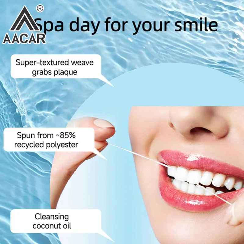 خيط تنظيف الأسنان خيط جر الأسنان تنظيف الفم لتاج هدفين جسر زرع هوب خيوط الأقواس الصلب الجر #5