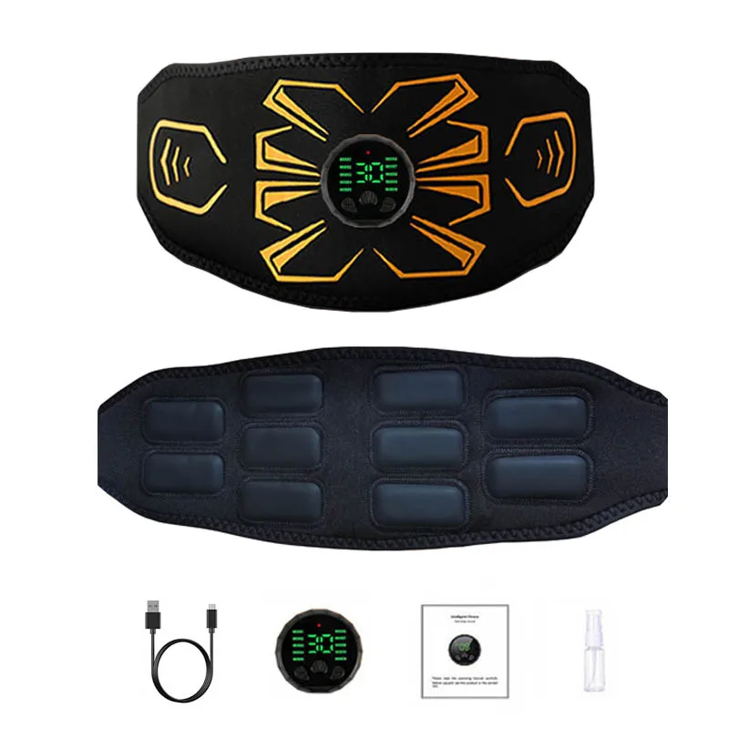 

Smart Waist Abdominal Toning Belt Muscle Toner Abdominal Massager Abs Trainer Home Office Workout Fitness Equiment