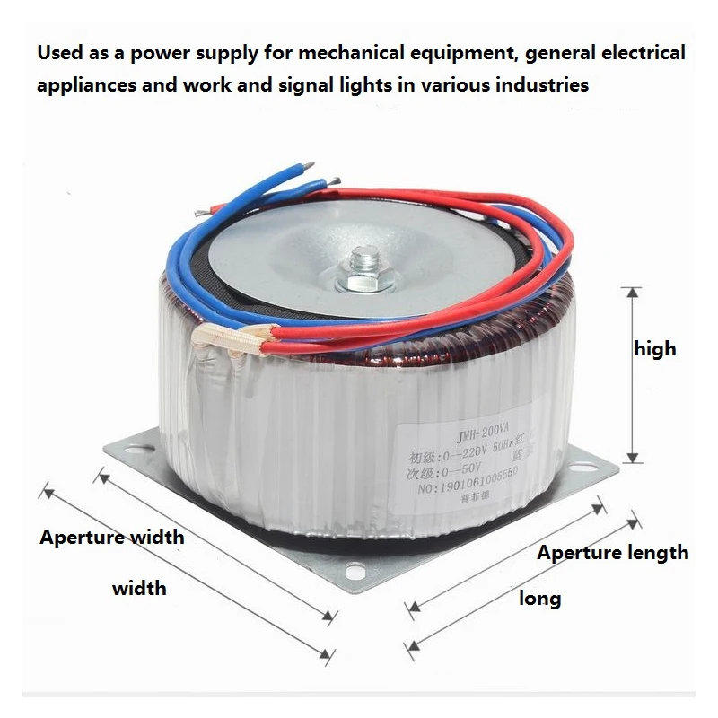 Toroidal Transformer Stepper Driver With Transformer Power Supply 200W/400W/600W 220V To 50VAC