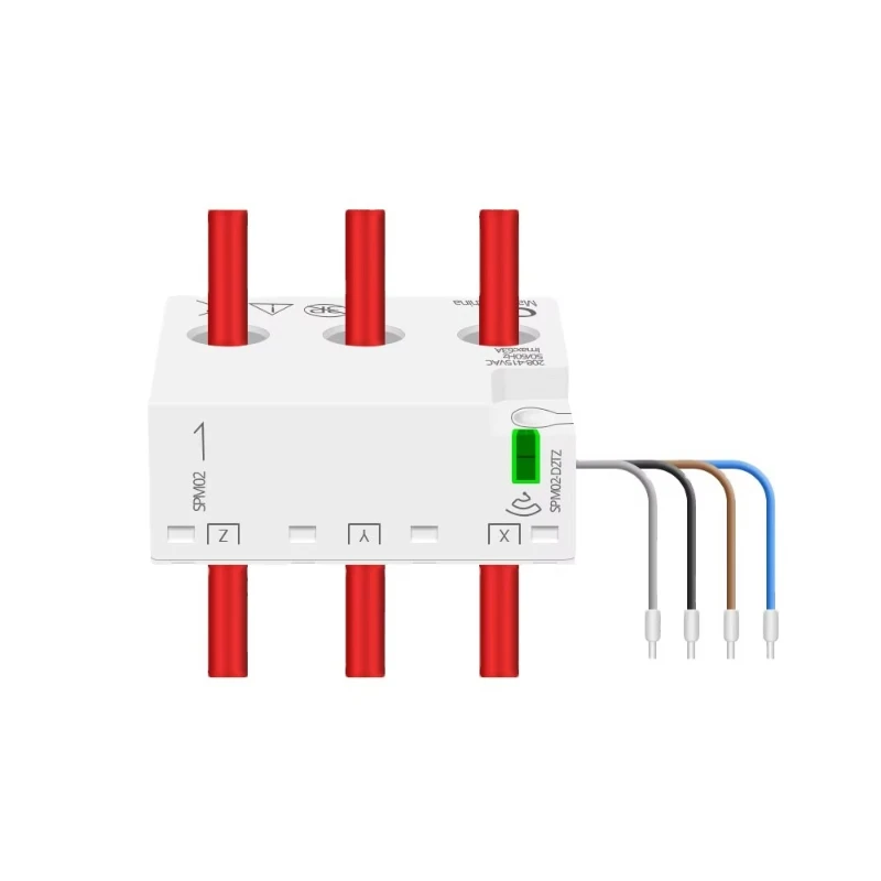 

3-Phase 4-Wire Energy Meter Intelligent Power Consumption Monitor 63A Bidirectional Metering