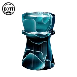 Boti-Brush-Blue Line Handle Shaving Brush Handle Resin High Quality Men's Shaving Tools Professional Beard Tools