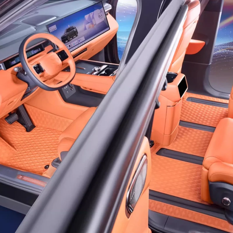 

For LYNK&CO 900 2025 2026 Foot Mat High Quality Leather Anti Fouling Anti Wrinkle Interior Protective Accessories