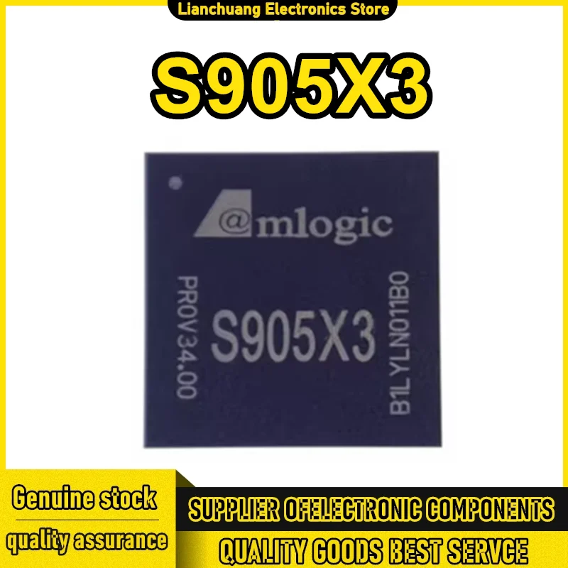 

2PCS S905X3 BGA LCD flat chip IC Chip 100% New Original in stock
