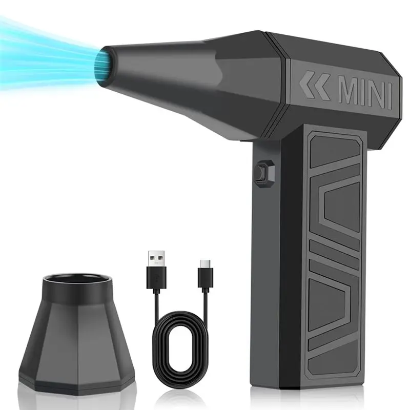 

Fan 130, 000 RPM Cordless Air Duster High-Speed Mini Blower,Adjustable Power, For Cleaning Electronics, Cars