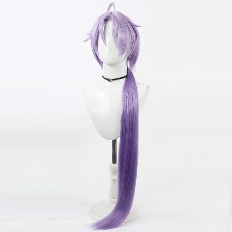 Neue Ankunft Kuya Synthetische Perücke Spiel Lila Lange Cosplay Anime Perücke Hitzebeständige Haar Halloween Party Frau Perücken + Kostenlose Perücke Kappe