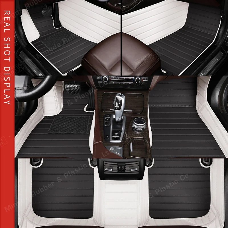 Custom Car floor mats for Ford Mustang 2011 2012 2013 2014 auto foot Pads automobile carpet cover interior accessories