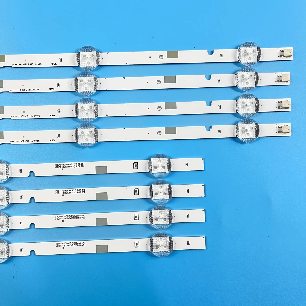 Tira de LED para iluminación trasera para Samsung V8DN-430SMA-R0 430SMB UN43J5000 un43j5020 ue43n5000au ue43n5300au UE43N5100 UE43N5300 UE43N5380