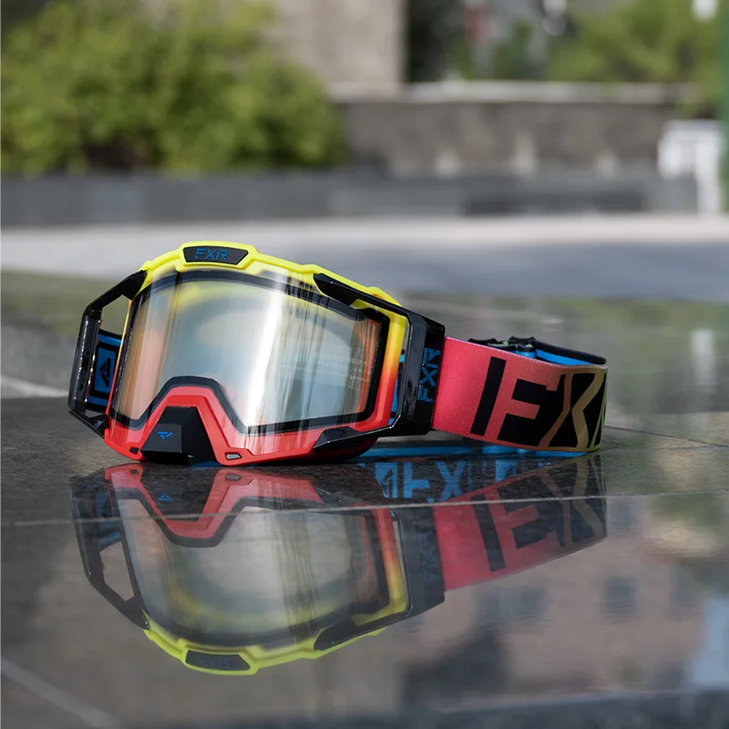 Neue FXR Motocross-Brille Motorrad-Sonnenbrille für Herren Winddicht Beschlagfrei Schutzbrille für Skifahren Radfahren Rennfahren MTB ATV Offroad-Brille