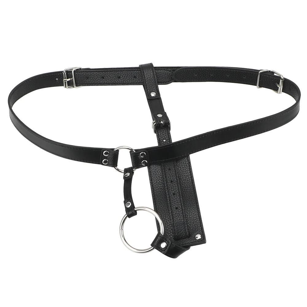 Sex Shop Butt Plug And Dildo Harness Belt Erotic Leather Chastity Device Sex Toys For Men Women Underwear Pants