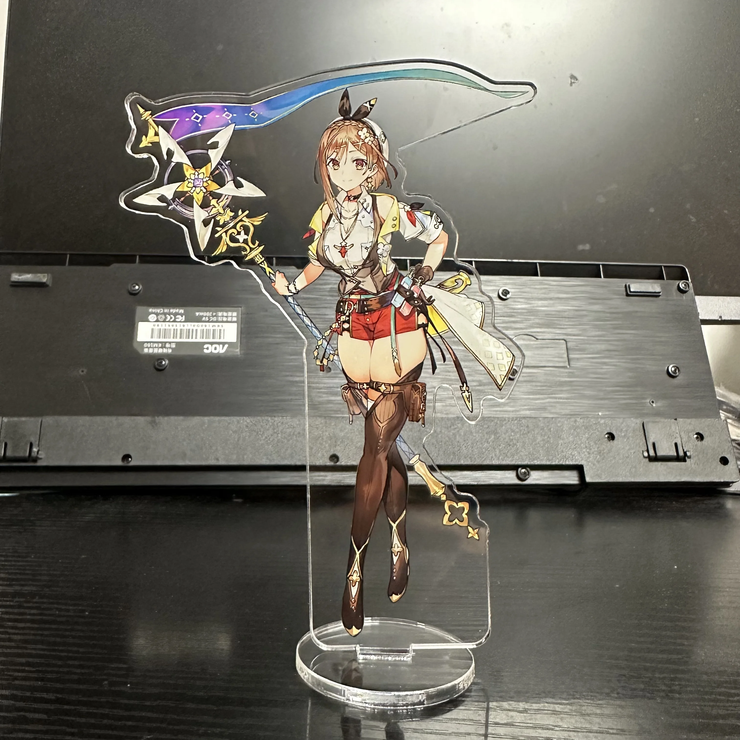 Atelier Ryza:Ever темнота и секретный тайник с бонусом, аниме фигурки, косплей, акриловая модель, тарелка, украшение для стола, стоячий знак, игрушка
