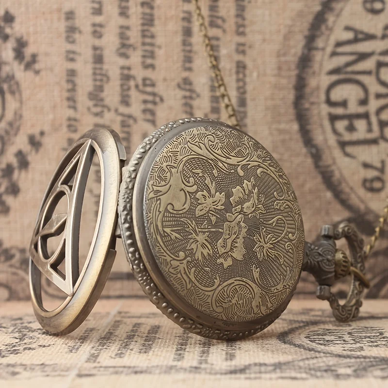 ساعة معلقة مثلثة عتيقة، ساعة جيب كوارتز كبيرة، ساعة جيب كوارتز كلاسيكية من Deathly Hallows #5