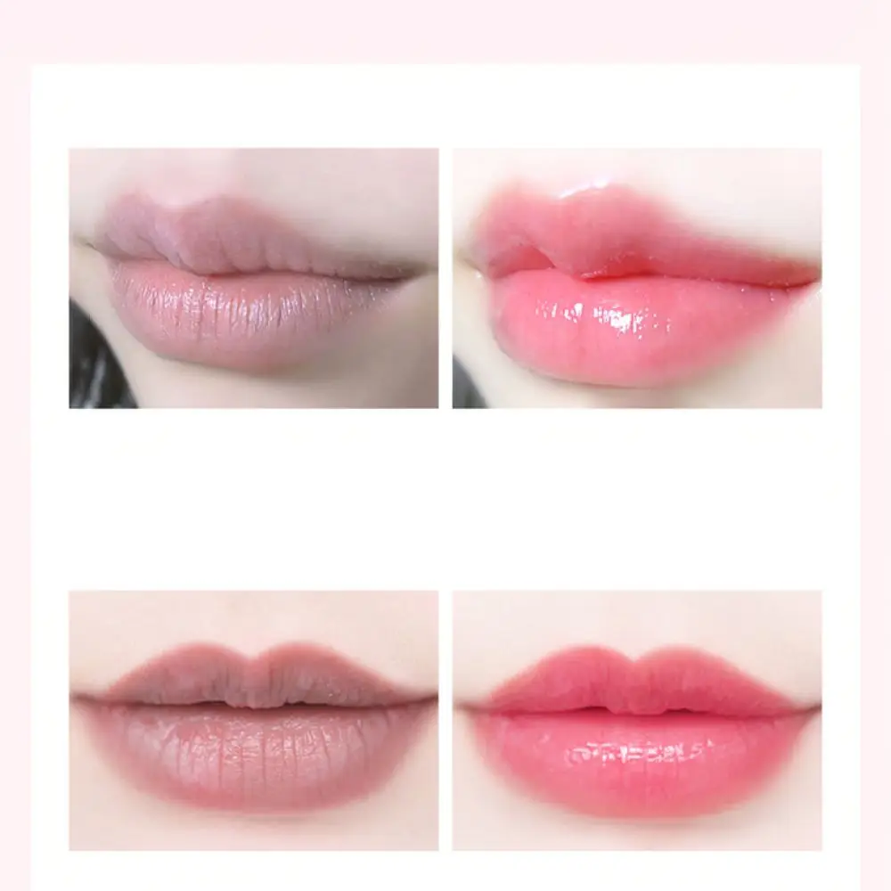 For For XRoland Petal Jelly Lipstick Temperature Color Changing Moisturizing Balm Long Lasting Waterproof Non Stick Cup Makeup