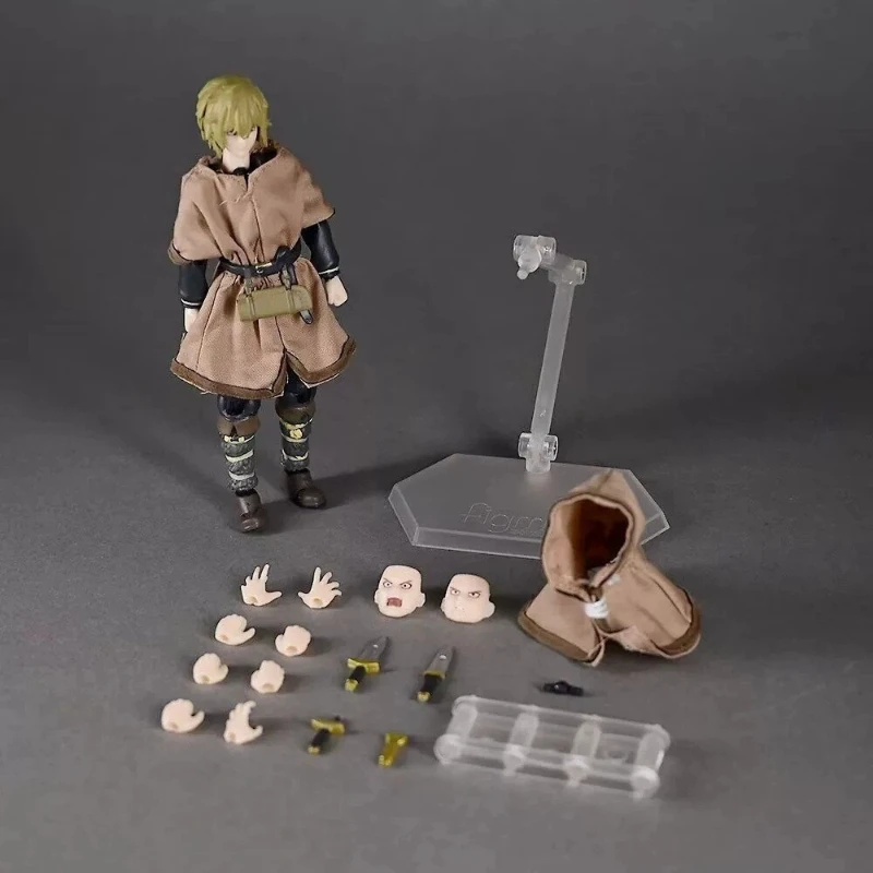 

Vinland Saga Thorfinn Action Figure Posable Collectible Model with Real Fabric Outfit for Fans of Toys And Hobbies