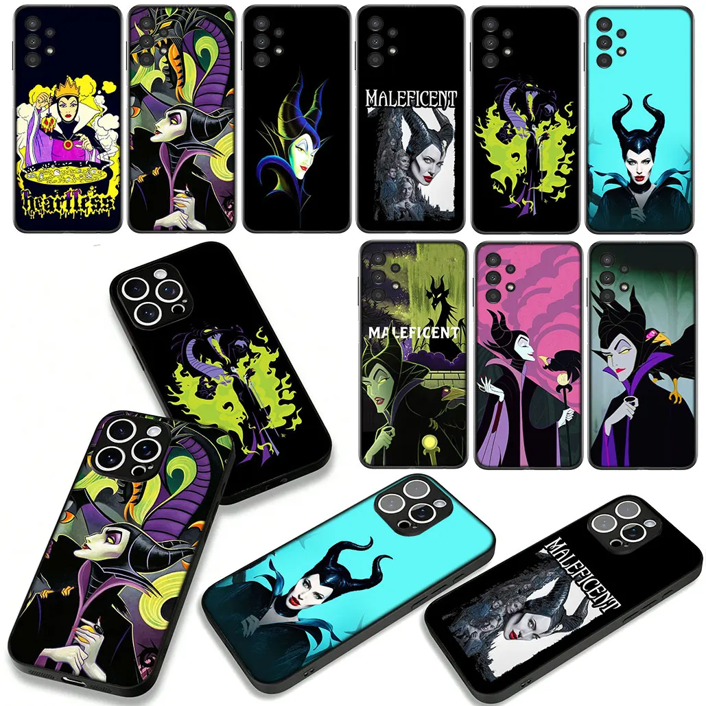 Чехол для телефона Maleficent для Apple iPhone 16 15 14 11 Pro Max SE2 XR 7 8 Plus 16E SE 2022 12 14+ 16+ Корпус