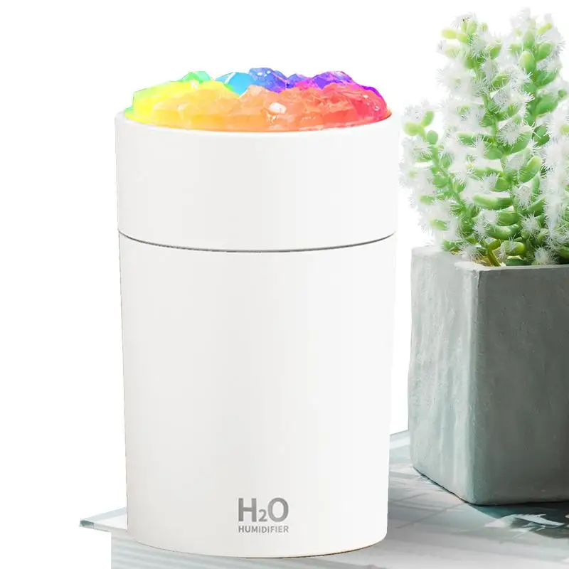 Bedroom Humidifier Cute Personal Desktop Aromatherapy Humidifier Silent Ultrasonic Air Humidifiers With Color-changing Lights