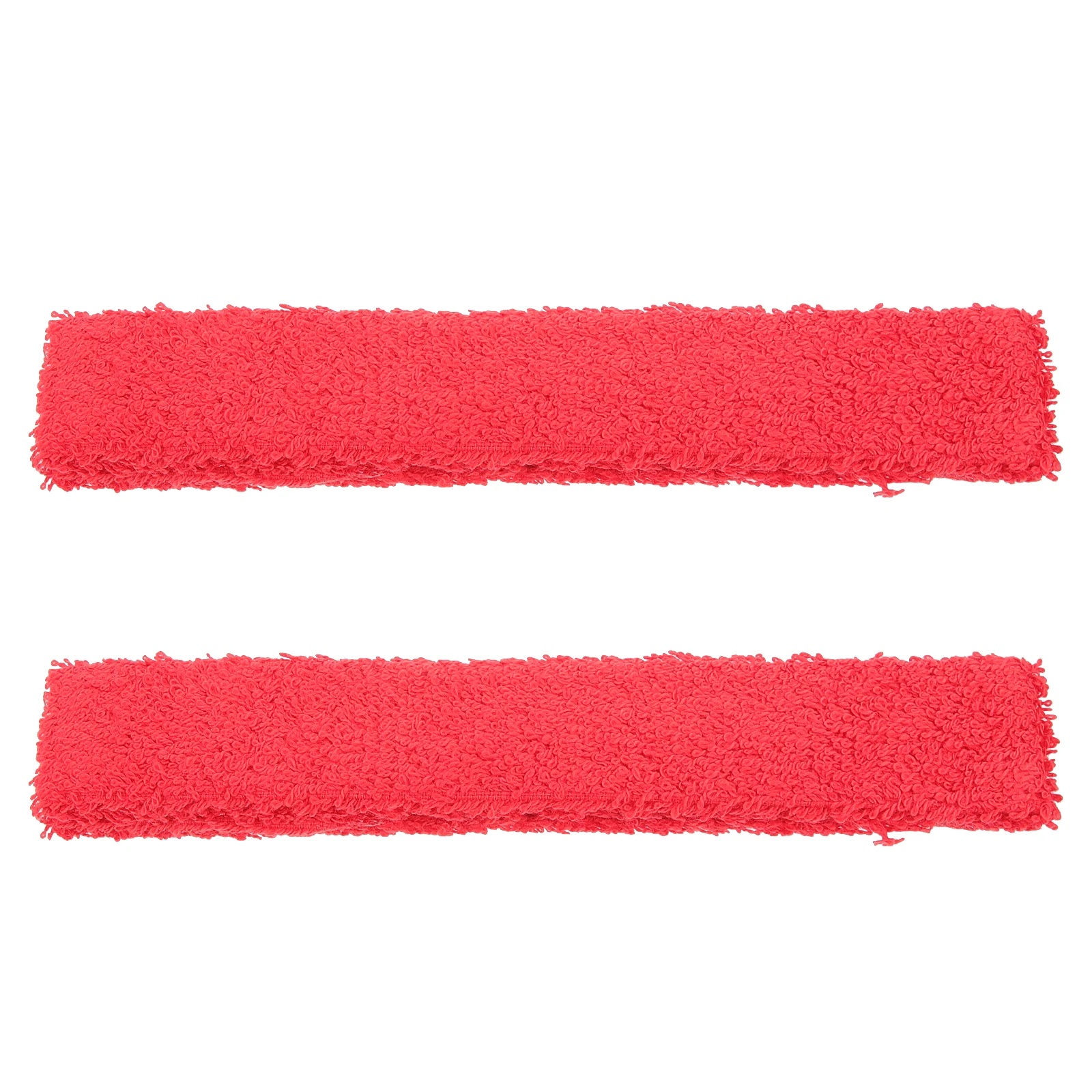 

2 Pcs Badminton Racket Handle Wrap Cotton Racquet Sweatband Handlebar Sweatbands Supplies Grip