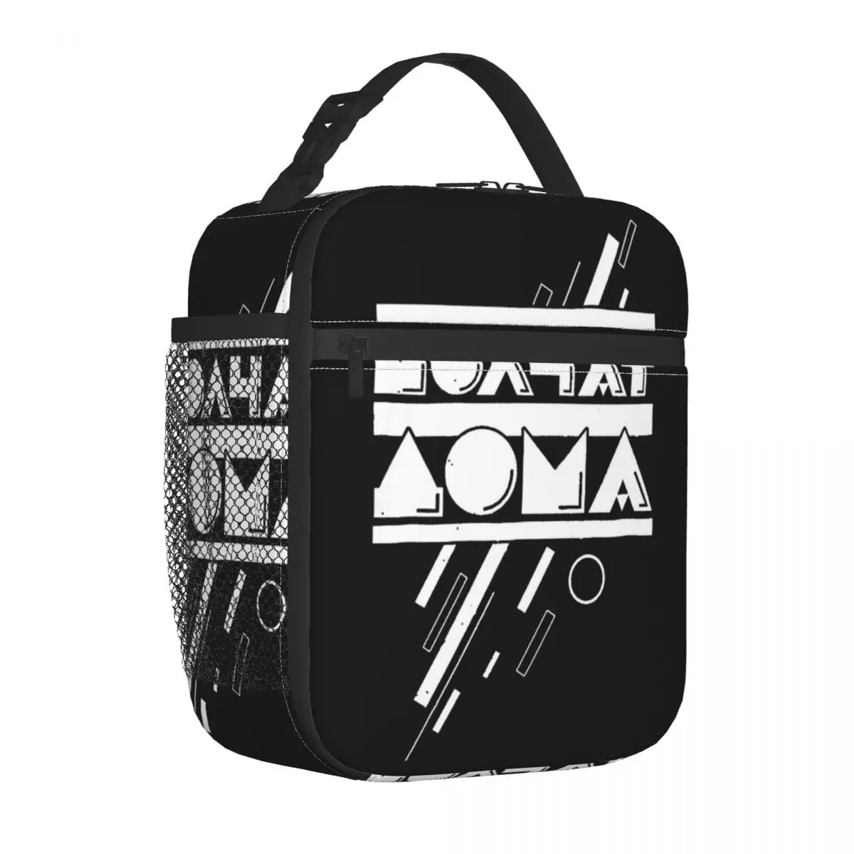 Molchat Doma Insulated Lunch Bags Large Band Music Reusable Thermal Bag Tote Lunch Box Beach Travel Bento Pouch