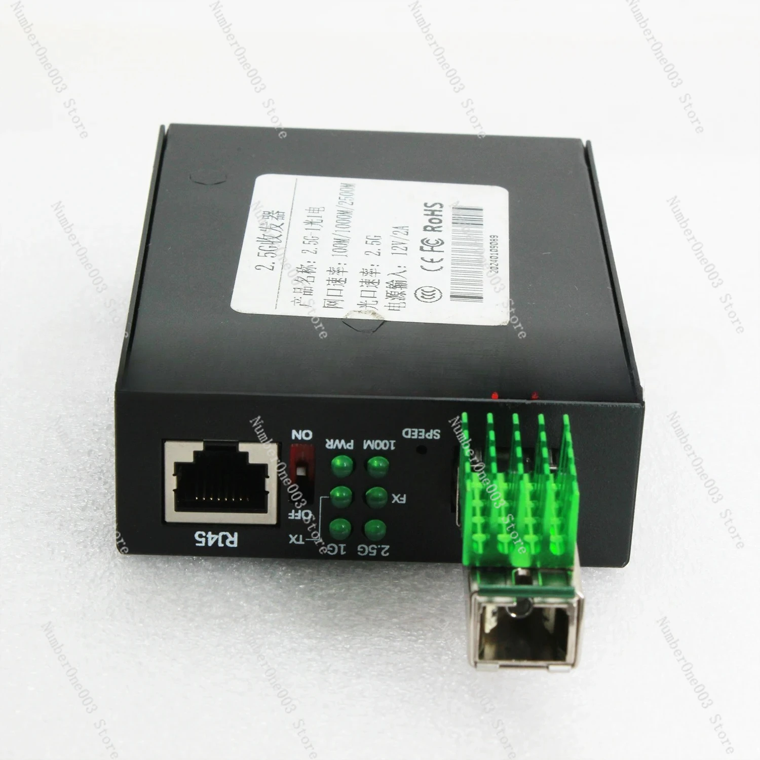 

2.5G MA5671A Предварительно смоченная прошивка Gpon ONU STICK OpenWrt с радиатором | Медиаконвертер 2.5G SFP RJ45