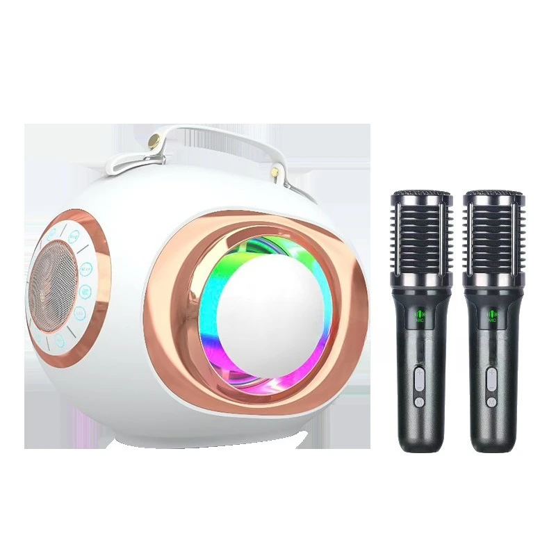 E-commerce Bluetooth Colorful Charging Karaoke Speaker Multifunctional Home Outdoor Wireless HIFI Audio