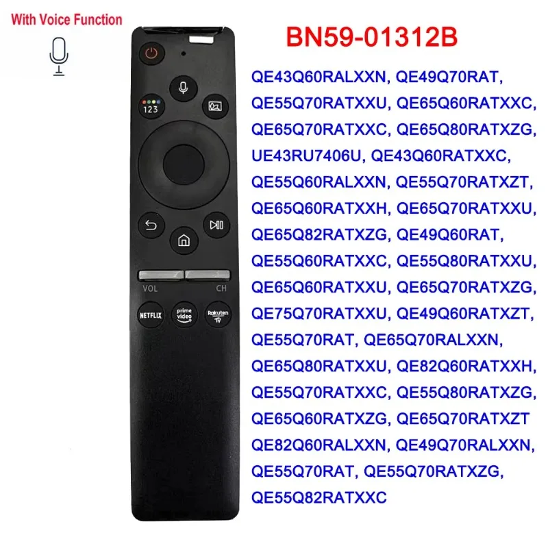 BN59-01312B Pilot do telewizora Samsung Smart QLED z głosem RMCSPR1BP1 QE49Q60RAT QE55Q60RATXXC QE49Q70RAT — zdjęcie produktu 2