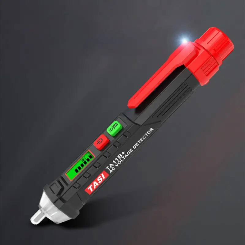 LCD Tester Pen Non-Contact Detector 12V~1000V with Flashlight Dropship