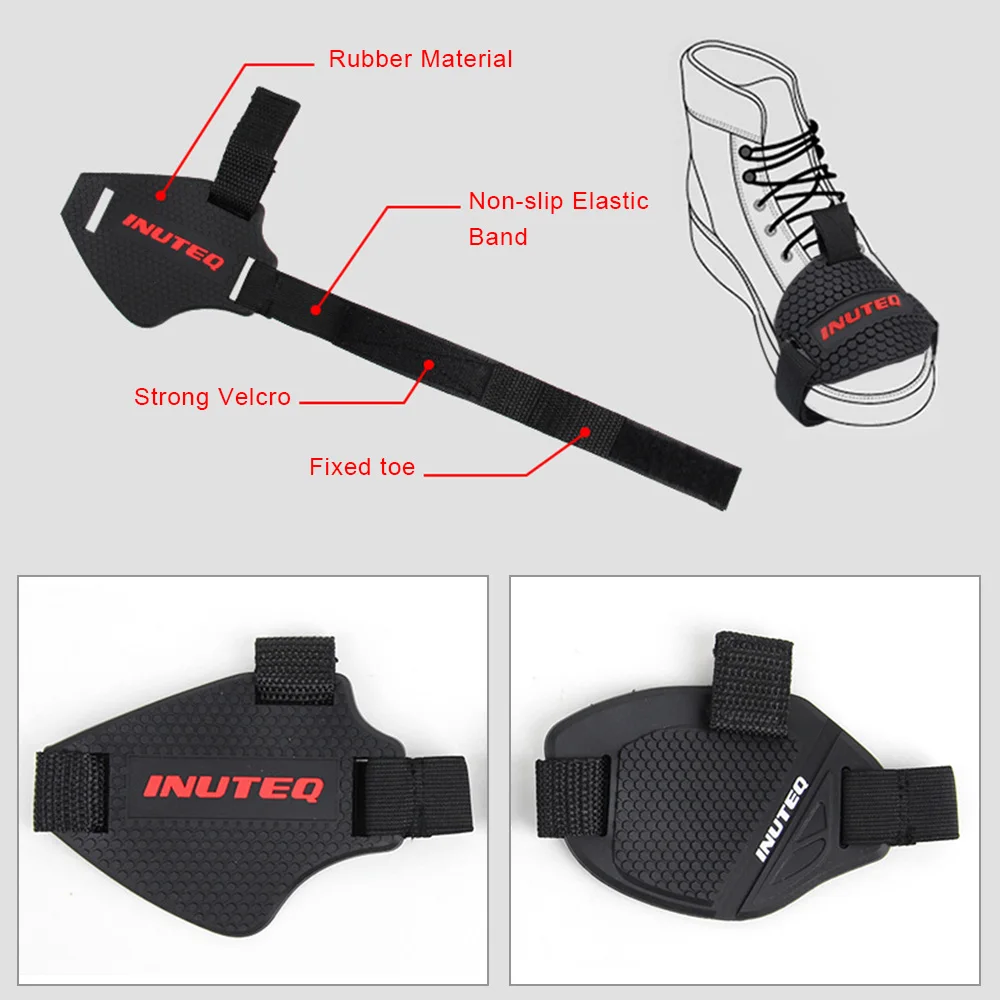 

Motorcycle Shoes Covers Strips Rubber Anti-skid Motorcycle Gear Shifter Pad Lightweight Boot Protector Motorbike Accessories