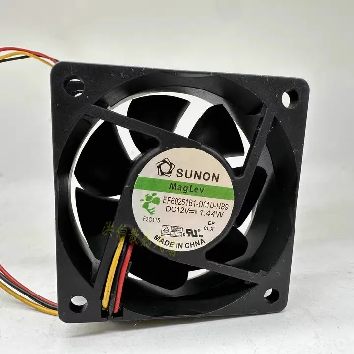 

Free shipping original EF60251B1-Q01U-HB9 6025 12V 1.44W 6CM cooling fan