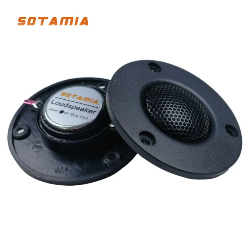 SOTAMIA 2 Peças Tweeter de Filme de Seda de 3 Polegadas, Alto-falantes de Áudio 4 Ohm 30W, Mini Alto-falante de Agudos para Casa, Sistema de Som DIY Hifi