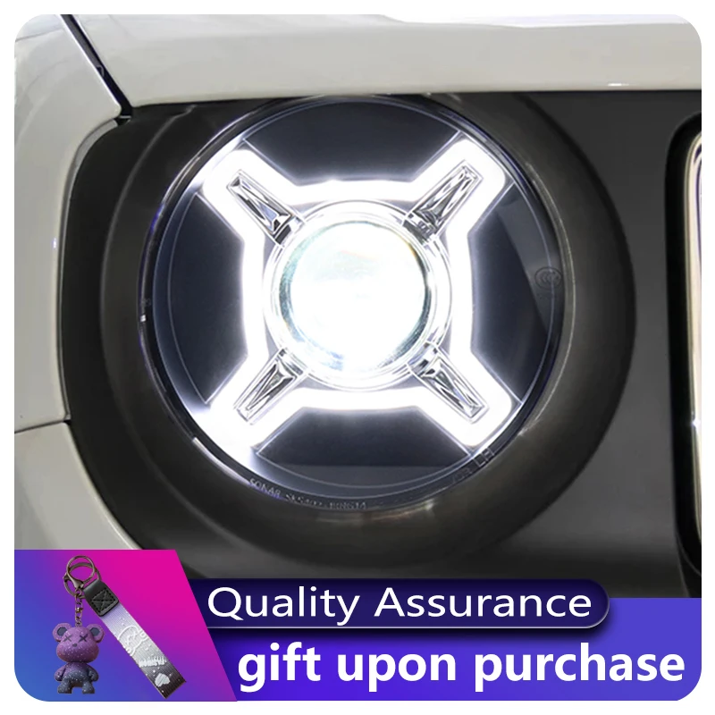 

2015-2019 for Jeep Renegade LED Headlight with Bi-xenon Projector Day Running Light