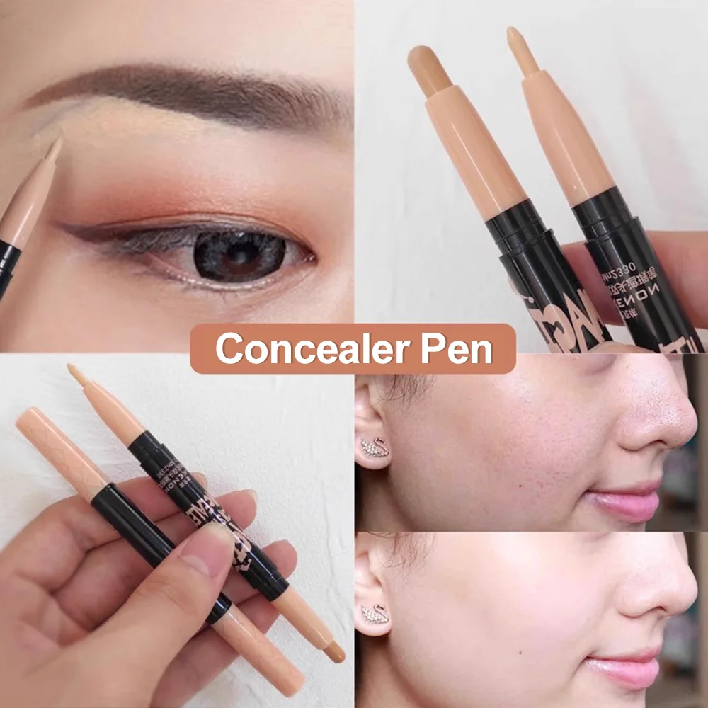 2 Color Concealer Professional Makeup Base Foundation Cream for Face Concealer Contouring Lasting High Coverage Concealer Makeup