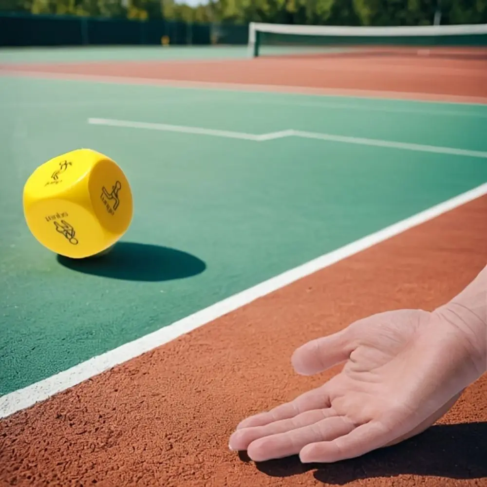 

2 шт., креативные 6-сторонние фитнес-кубики, новинка, прочные спортивные игральные кости, нескользящие упражнения, тренировочные игральные кости