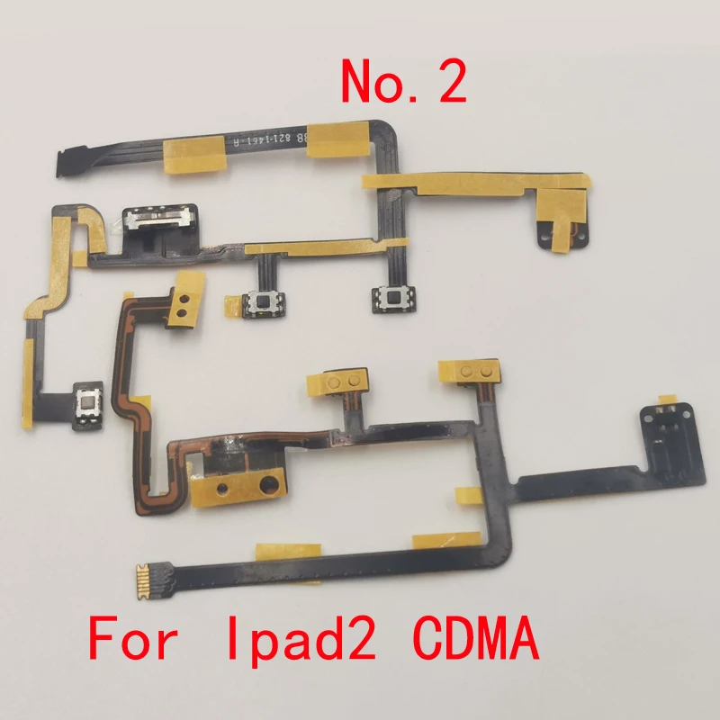 1Pcs Volume Control Power Switch On Off Button Flex Cable For IPAD 2 3 4 A1395 A1396 IPAD2 IPAD3 IPAD4 A1416 A1430 A1458 A1460