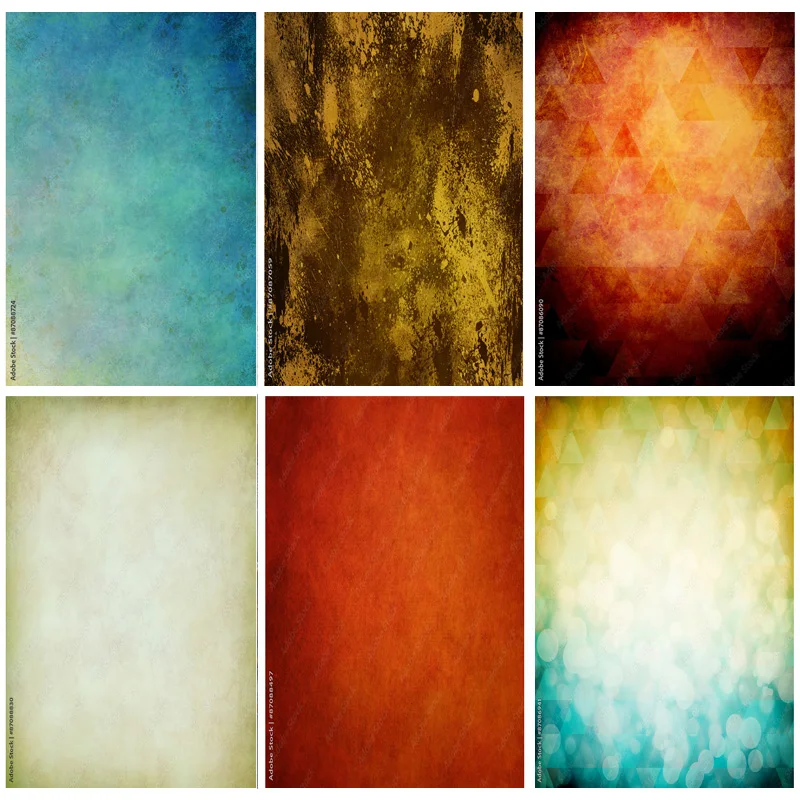 

Vintage Hand Painted Gradient Texture Photography Backdrops Studio Props Portrait Photo Backgrounds MMKL-05