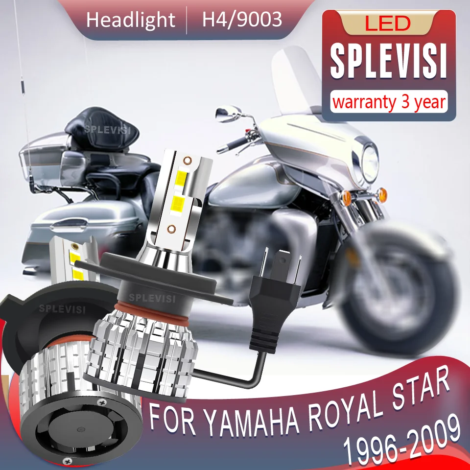 

Smooth and Stable Lighting LED H4 motorcycle Headlight For Yamaha Royal Star 1996 1997 1998 1999 2001 2002 2003 2004 2005-2009