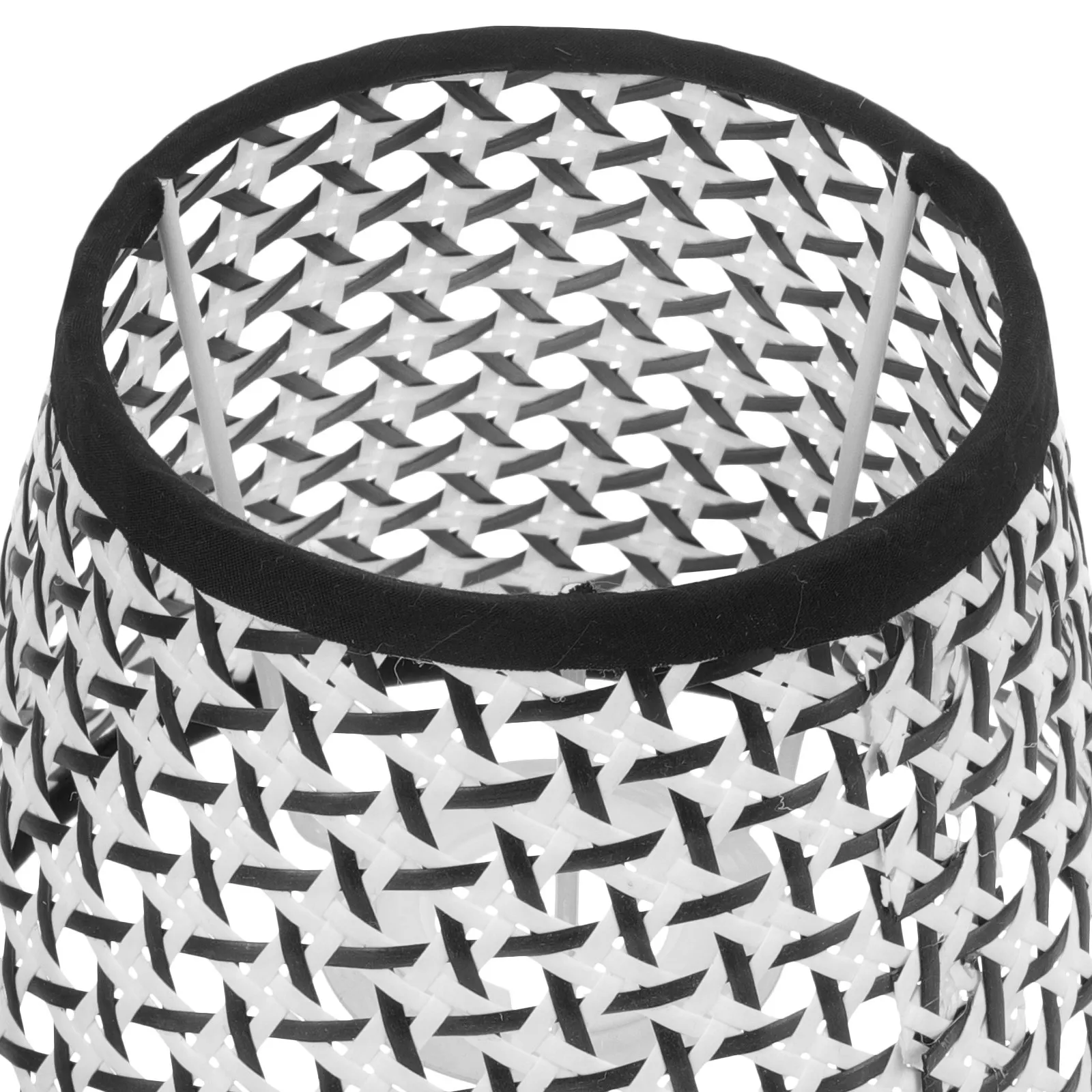 Household Woven Lampshade Plastic Wear Resistant Table Floor Lamp Cover Rustic Art Lighting Fixtures Replacement