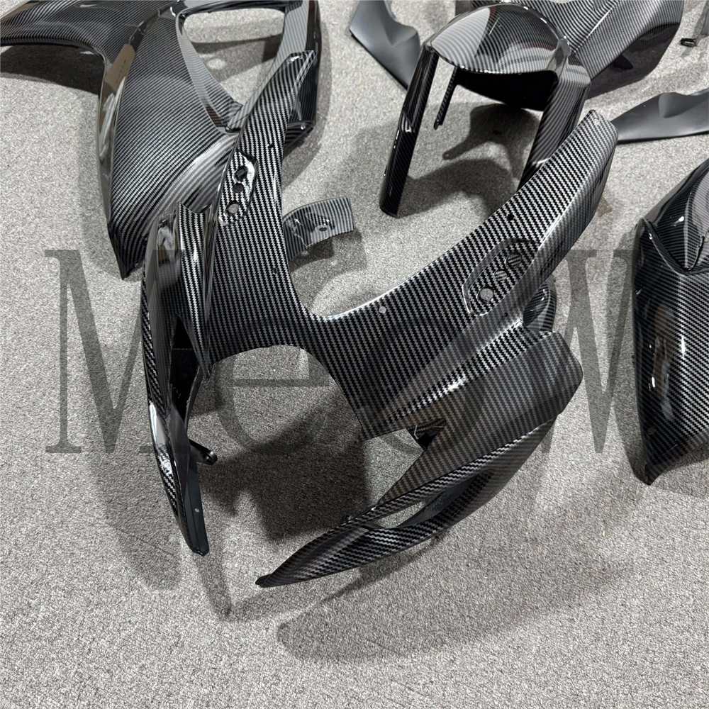 Motorcycle Fairing Kit ste ABS Injection Bodykits Full Bodywork Carbon black For GSX-R 600 750 GSXR600 GSXR750 2006 2007 K6 K7